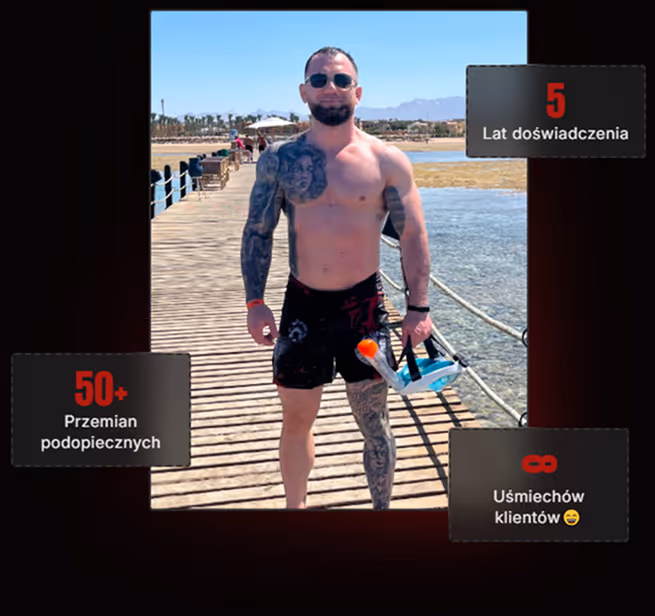 Zdjęcie hero trenera Marcina " FORMAniek" Formańka wersja mobilna